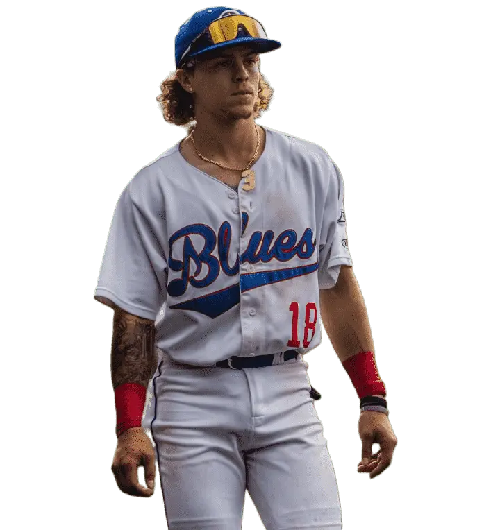 A baseball player